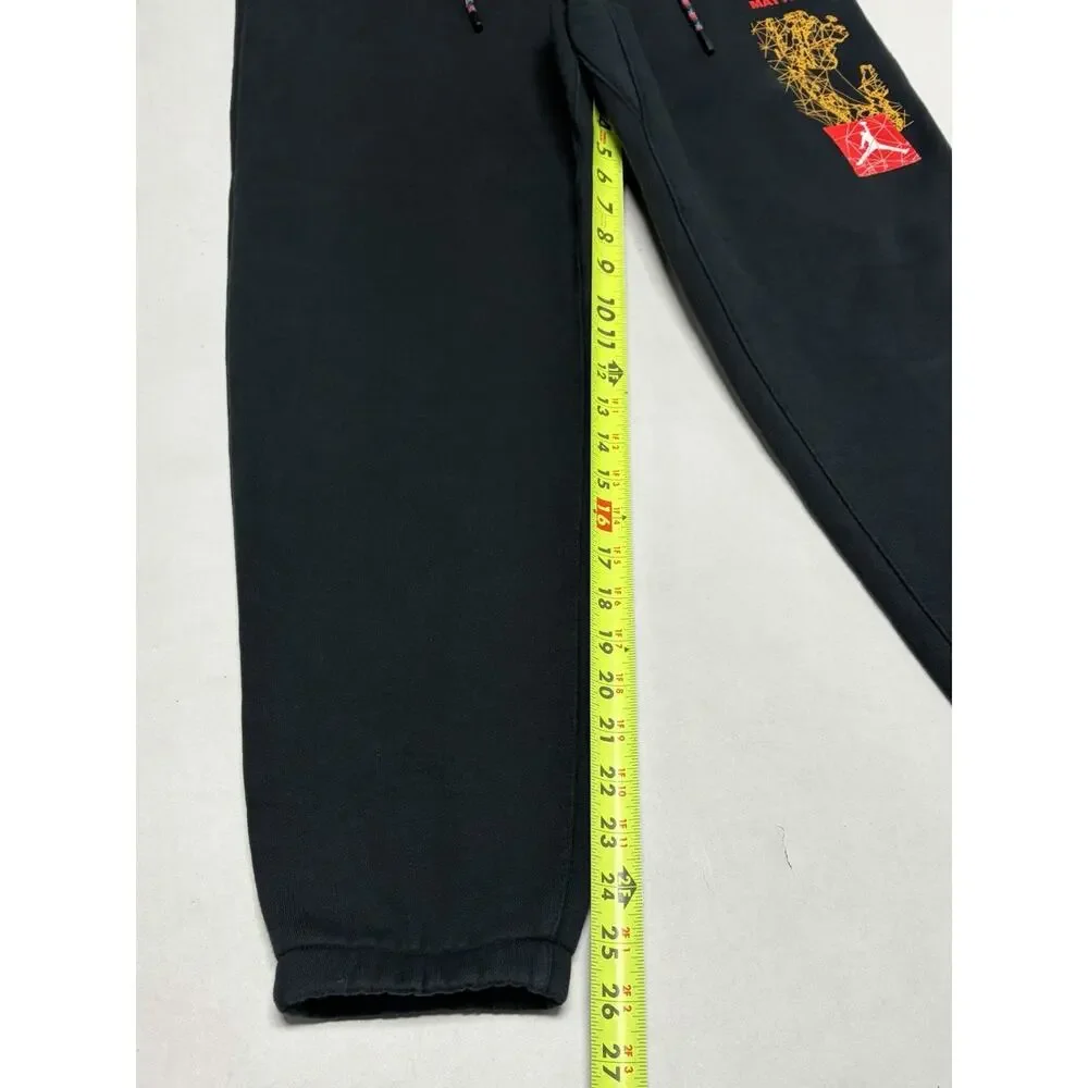 NIKE JORDAN ESSENTIALS MIND OVER MATTER MENS PANTS BLACK SIZE SMALL